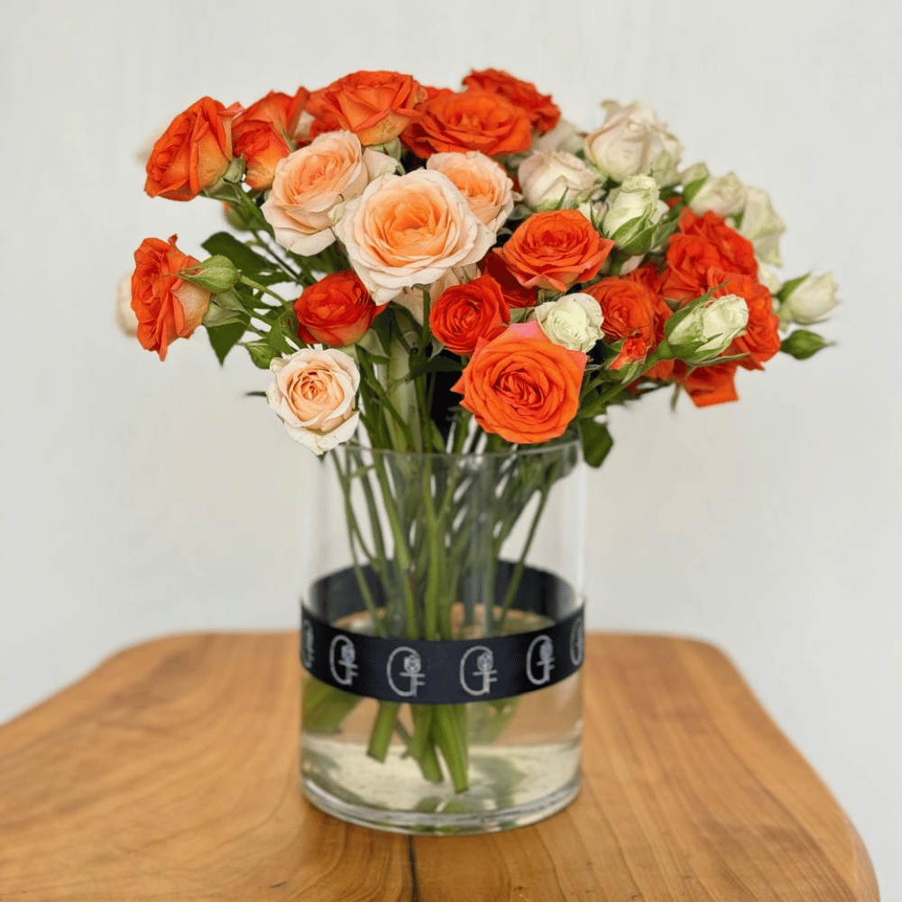 21 فازة جوري متنوع