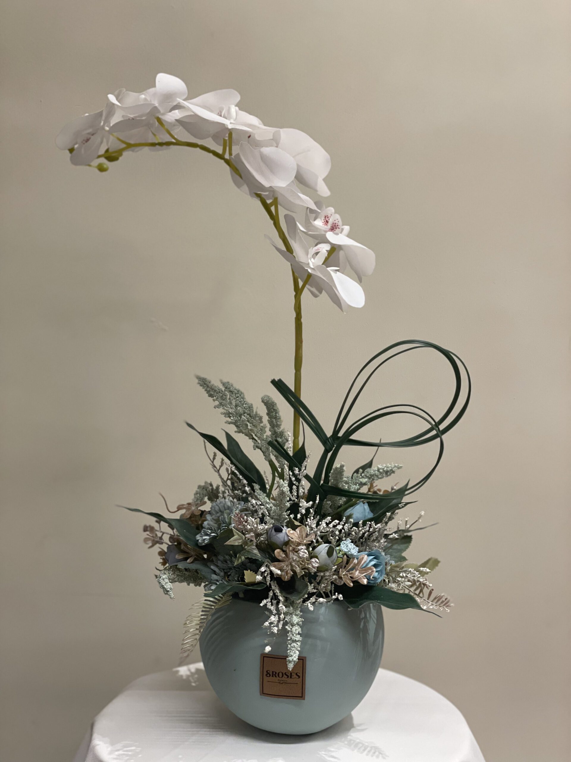 Code R063 مزهرية هدوء الأوركيد