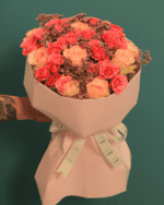 بوكيه "رواق " – تنسيق جوري ناعم بتغليف أنيق